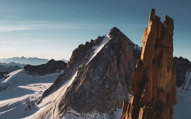 Alpinklettern Mont Blanc Bergführer