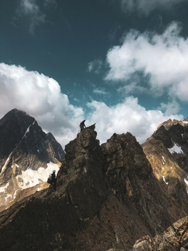 Hochtourenkurs Fortgeschritten Fels Kaunergrat Hütte