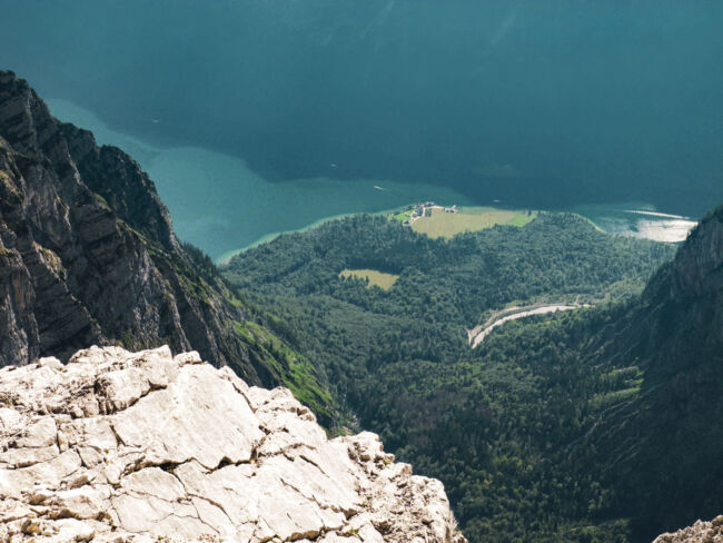 Watzmann Ostwand mit Bergführer