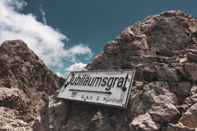 Alpinführung Jubiläumsgrat - Zugspitz mit Bergführer