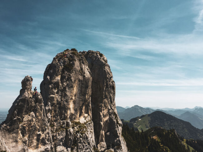 Alpinklettern Kampenwand Chiemgau