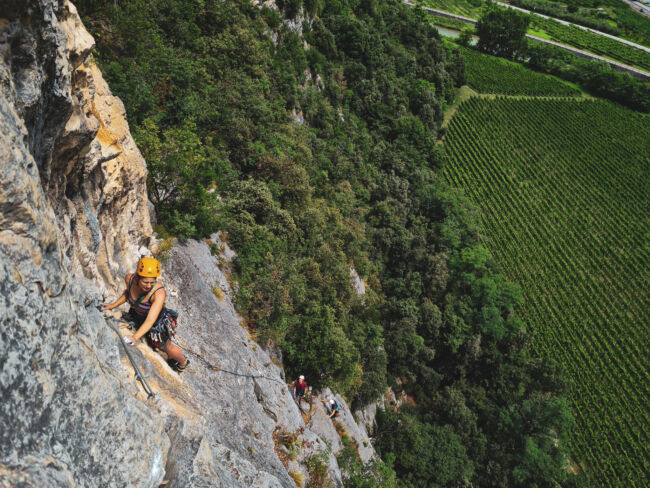 Mehrseillängen Sportklettern Gardasee