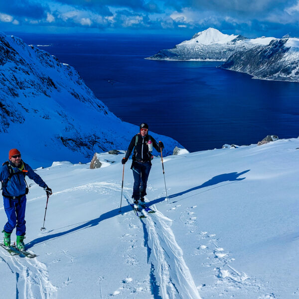 Skitouren mit Schiff Norwegen